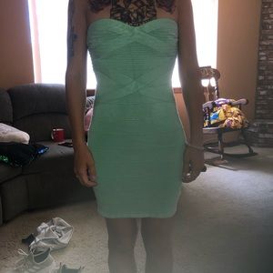 Tight Mint cocktail dress